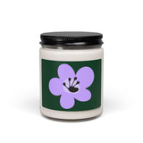 4 Year Flower Scented Soy Candle (255g) - Forest Green