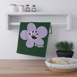 4 Year Milestone Forest Green Tea Towel