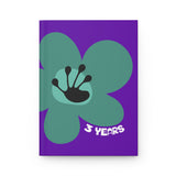 3 Year Milestone Purple Journal