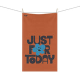 Just For Today Antique Orange Tea Towel