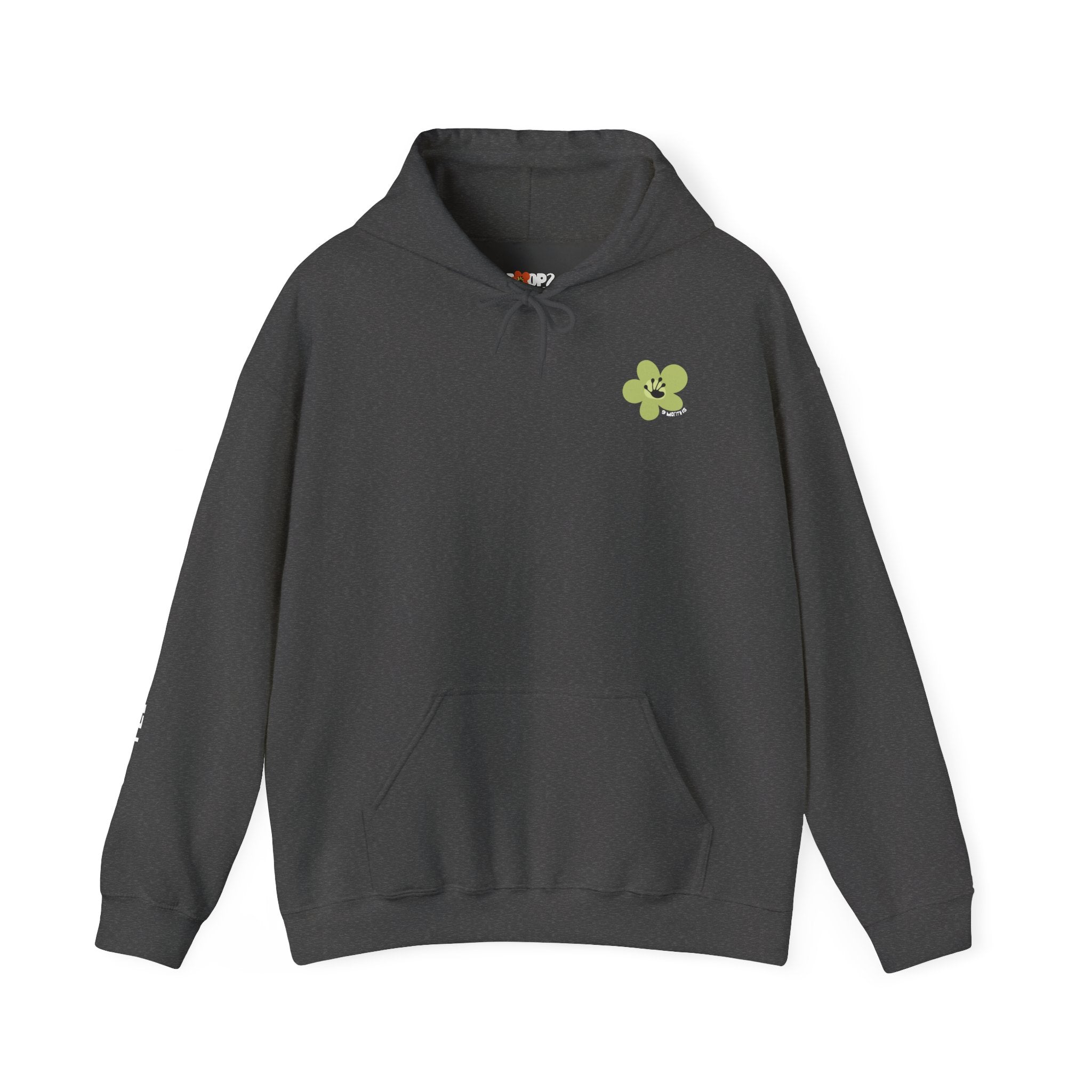 9 Month Milestone Unisex Front & Back Flower Hoodie