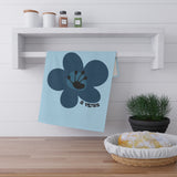 5 Year Milestone Light Blue Tea Towel
