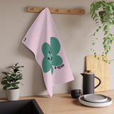 3 Year Milestone Light Pink Tea Towel