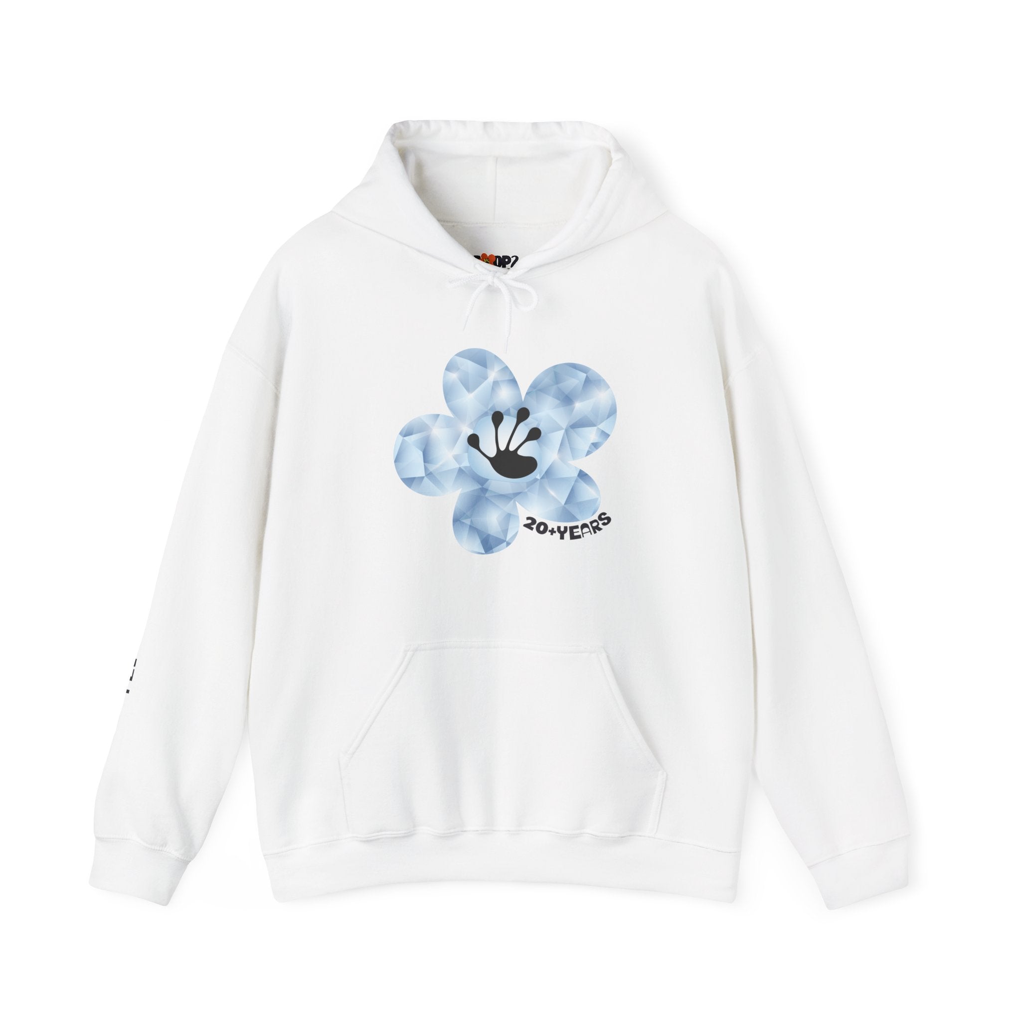 20+ Year Milestone Unisex Flower Hoodie | Recovery Gift | Poop2Poppies™