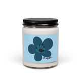 5 Year Milestone Text Scented Soy Candle (255g) - Light Blue