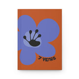 7 Year Milestone Antique Orange Journal