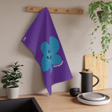 Just For Today Purple Tea Towel