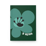 3 Year Milestone Forest Green Journal