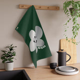 10 Year Milestone Forest Green Tea Towel