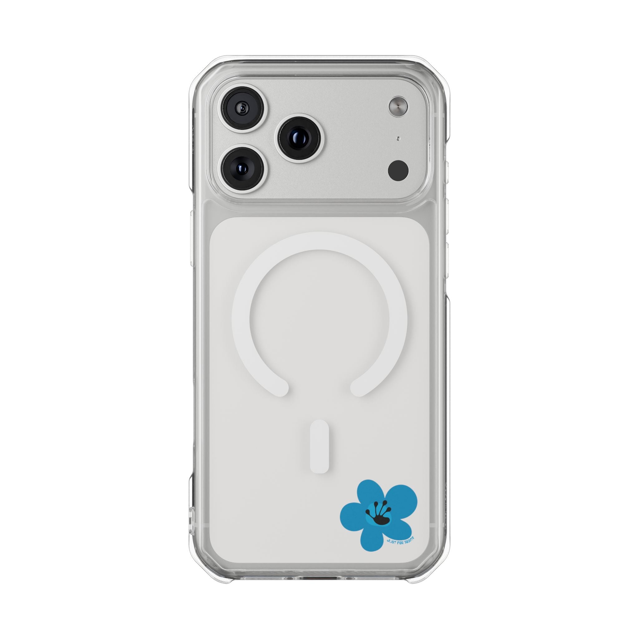 Just For Today MagSafe® Impact Clear iPhone Case | Recovery Gift | Poop2Poppies™