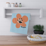 30 Day Milestone Light Blue Tea Towel