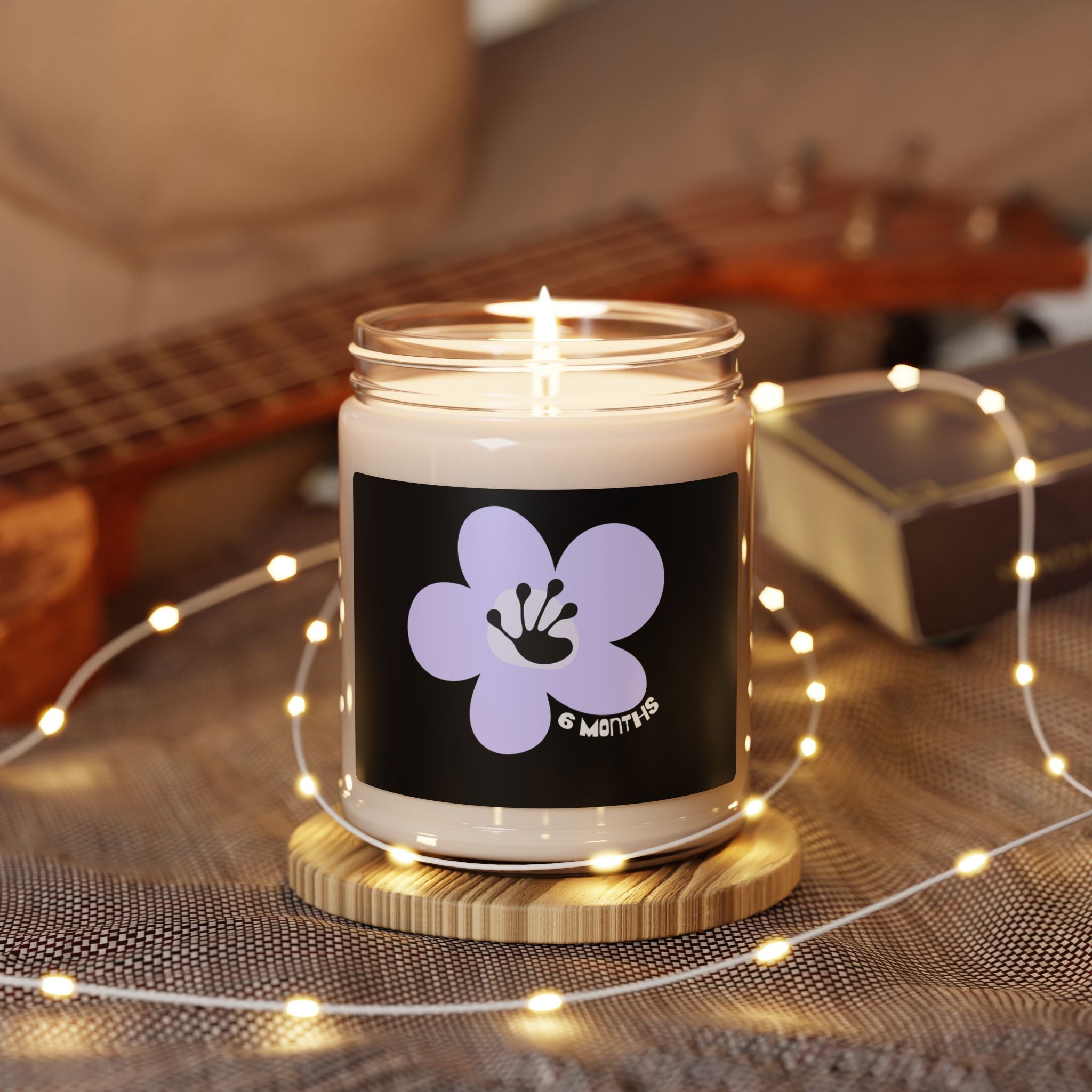 6 Month Milestone Scented Soy Candle | Recovery Gift | Poop2Poppies™