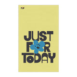 Just For Today Cornsilk Tea Towel