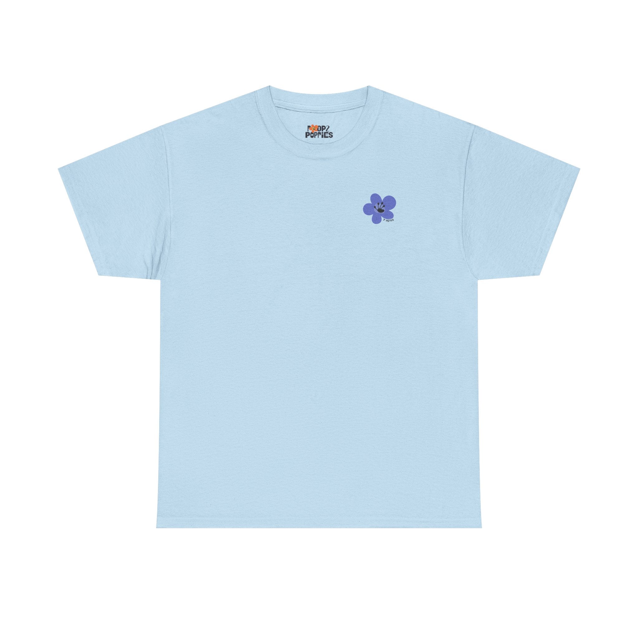 7 Year Milestone Unisex T-Shirt | Recovery Gift | Poop2Poppies™