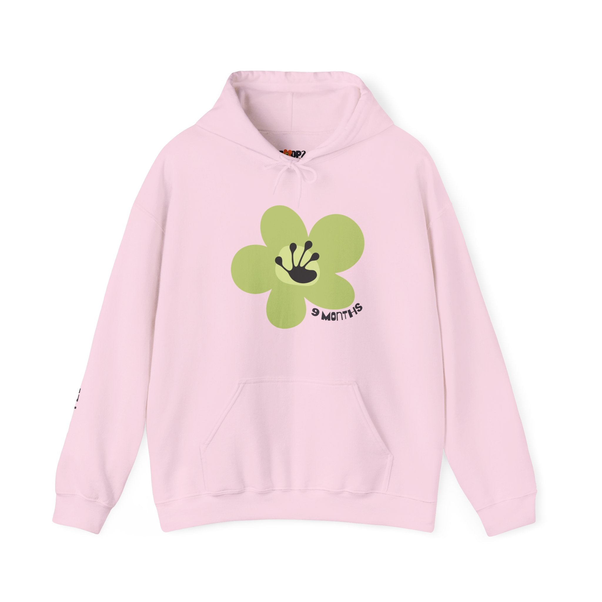 9 Month Milestone Unisex Flower Hoodie | Recovery Gift | Poop2Poppies™