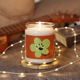 9 Month Milestone Text Scented Soy Candle (255g) - Antique Orange