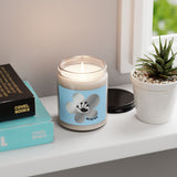 10 Year Milestone Text Scented Soy Candle (255g) - Light Blue