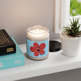 18 Month Milestone Text Scented Soy Candle (255g) - Light Blue