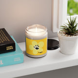 1 Year Milestone Text Scented Soy Candle (255g) - Yellow