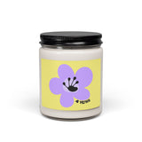 4 Year Milestone Text Scented Soy Candle (255g) - Cornsilk
