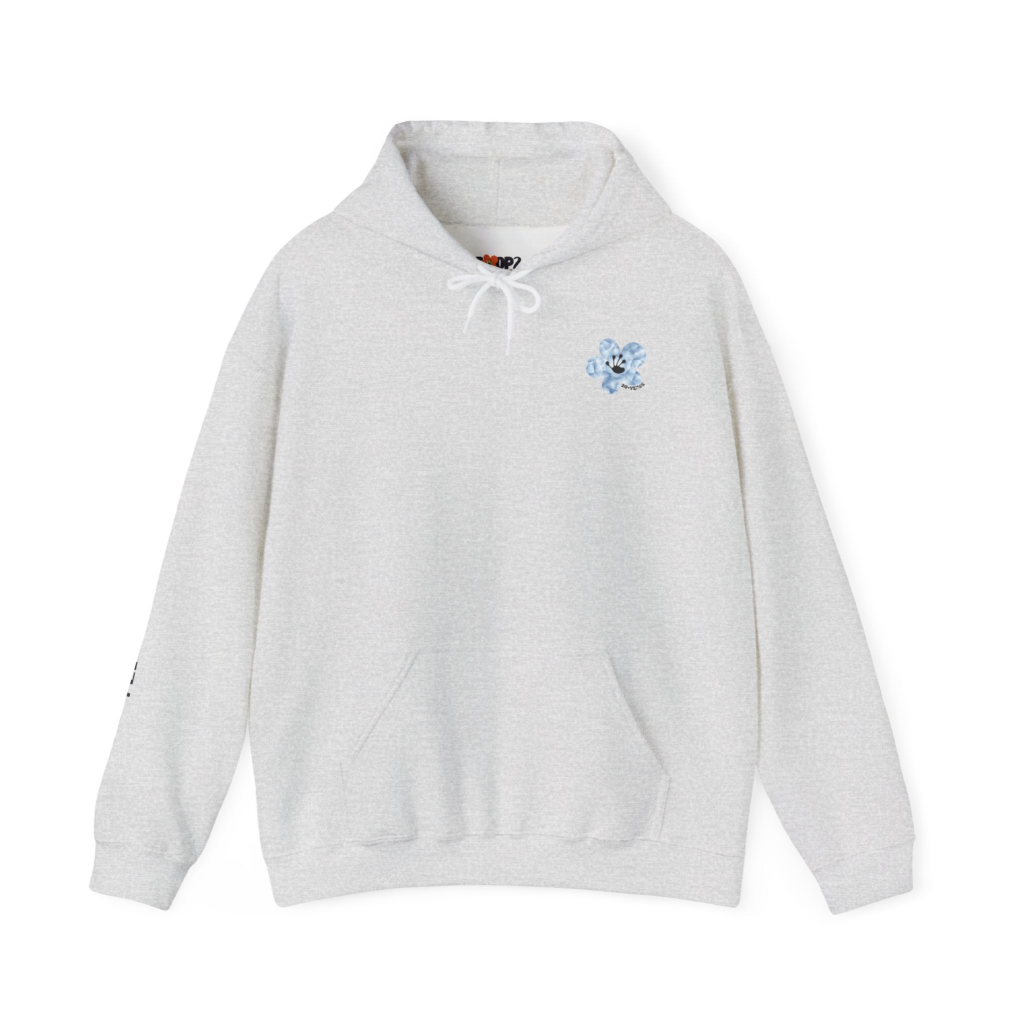 20+ Years Milestone Unisex Front & Back Flower Hoodie