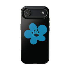 Just For Today Flower Black Tough Phone Case | Recovery Gift | Poop2Poppies™