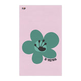3 Year Milestone Light Pink Tea Towel