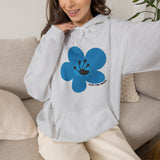 Just For Today Unisex Flower Hoodie | Recovery Gift | Poop2Poppies™