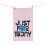 Just For Today Light Pink Tea Towel