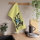 Just For Today Cornsilk Tea Towel