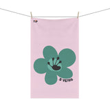 3 Year Milestone Light Pink Tea Towel
