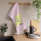 1 Year Milestone Light Pink Tea Towel