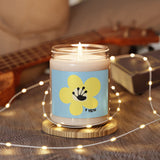1 Year Milestone Text Scented Soy Candle (255g) - Light Blue