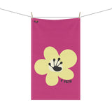 1 Year Milestone Heliconia Tea Towel