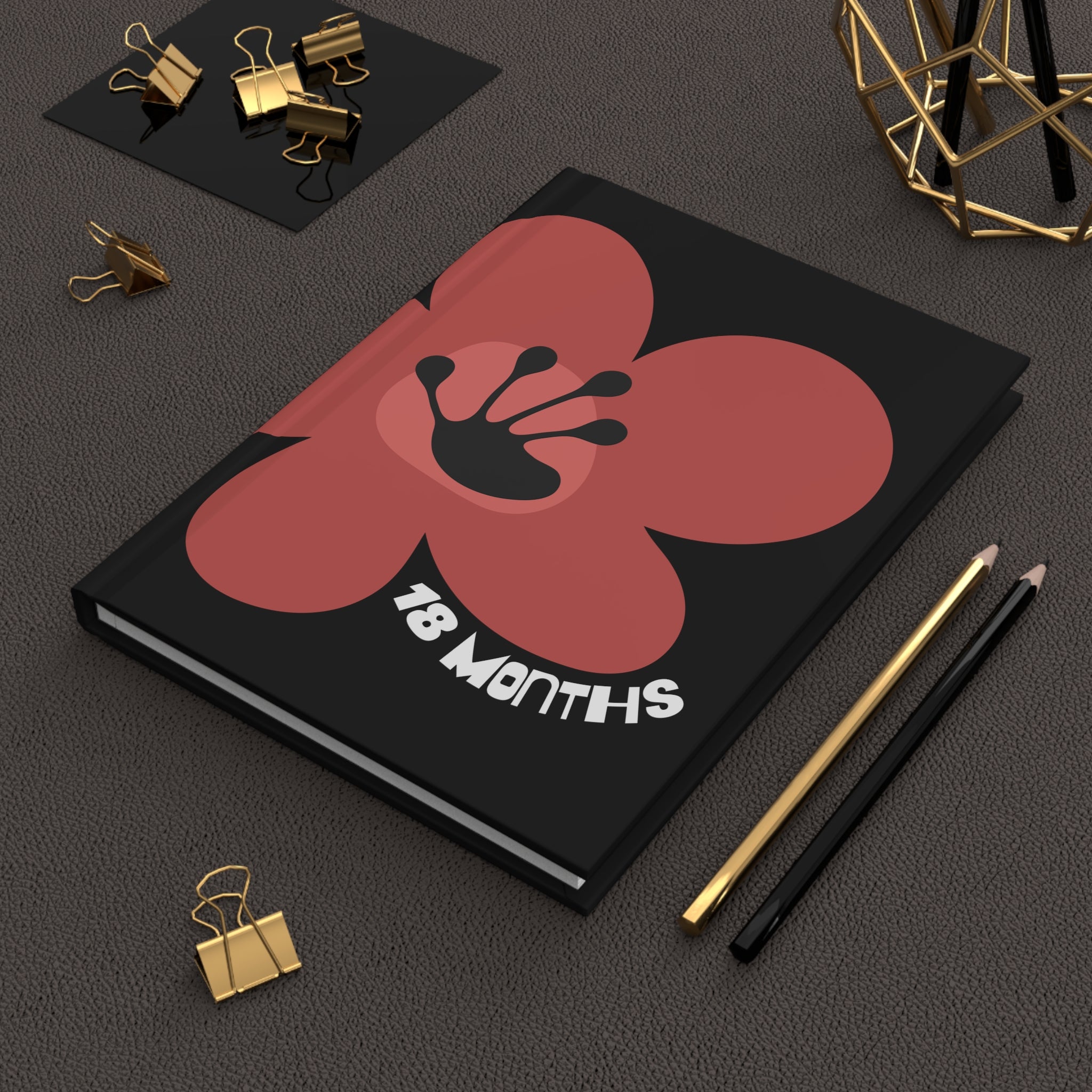 18 Month Milestone Black Journal