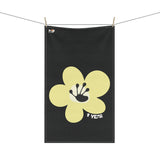 1 Year Milestone Black Tea Towel