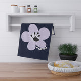 6 Month Milestone Navy Tea Towel