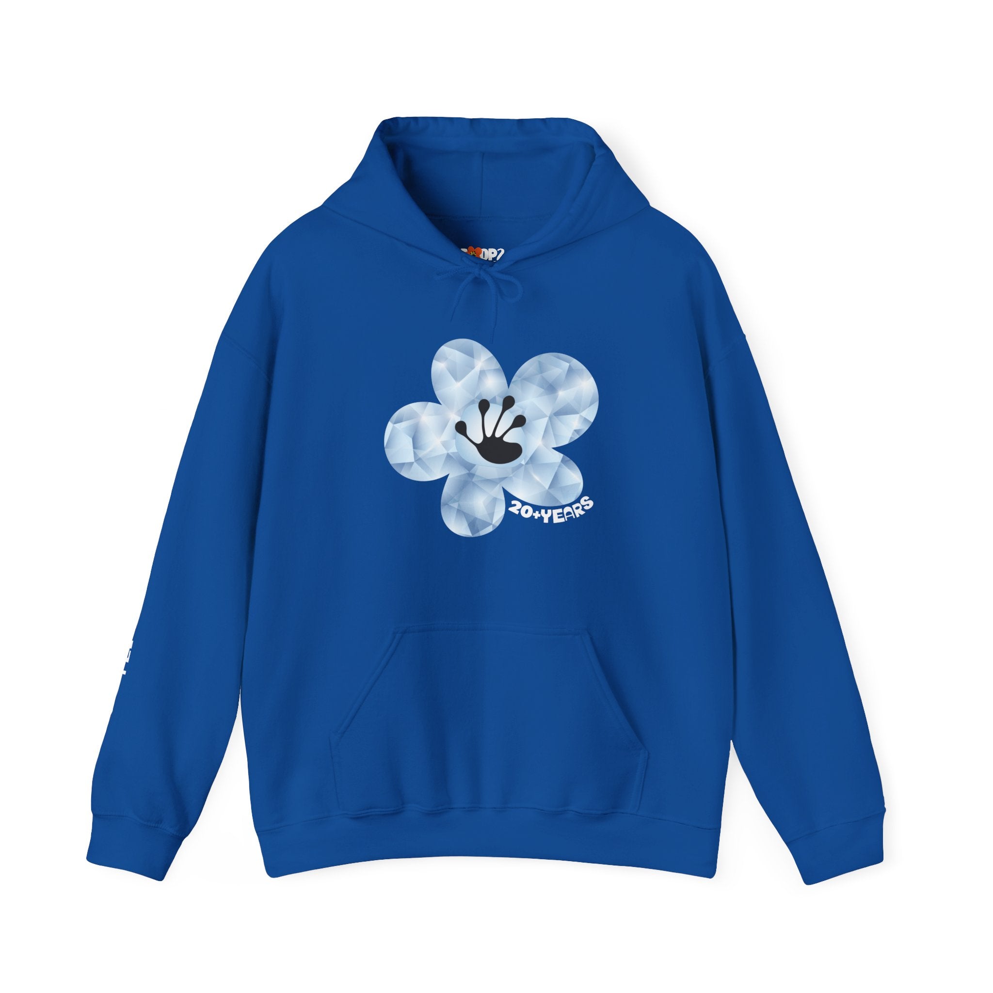 20+ Year Milestone Unisex Flower Hoodie | Recovery Gift | Poop2Poppies™