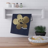 15 Year Milestone Navy Tea Towel