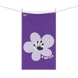 6 Month Milestone Purple Tea Towel