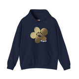 15 Year Milestone | Large Front Flower Unisex Flower Hoodie | Recovery Gift | Poop2Poppies™
