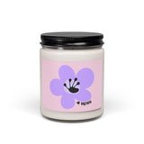 4 Year Milestone Text Scented Soy Candle (255g) - Light Pink