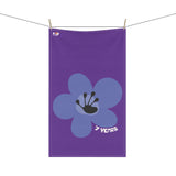 7 Year Milestone Purple Tea Towel