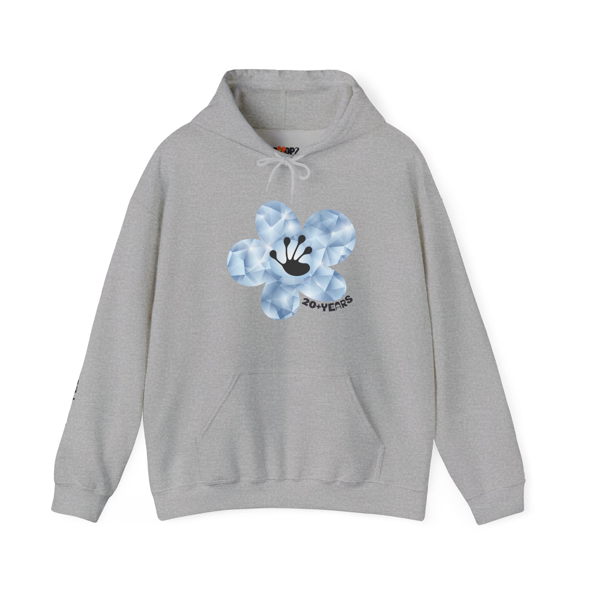 20+ Year Milestone Unisex Flower Hoodie | Recovery Gift | Poop2Poppies™