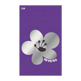10 Year Milestone Purple Tea Towel