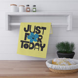 Just For Today Cornsilk Tea Towel