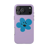 Just For Today Flower Lilac Tough Phone Case | Recovery Gift | Poop2Poppies™