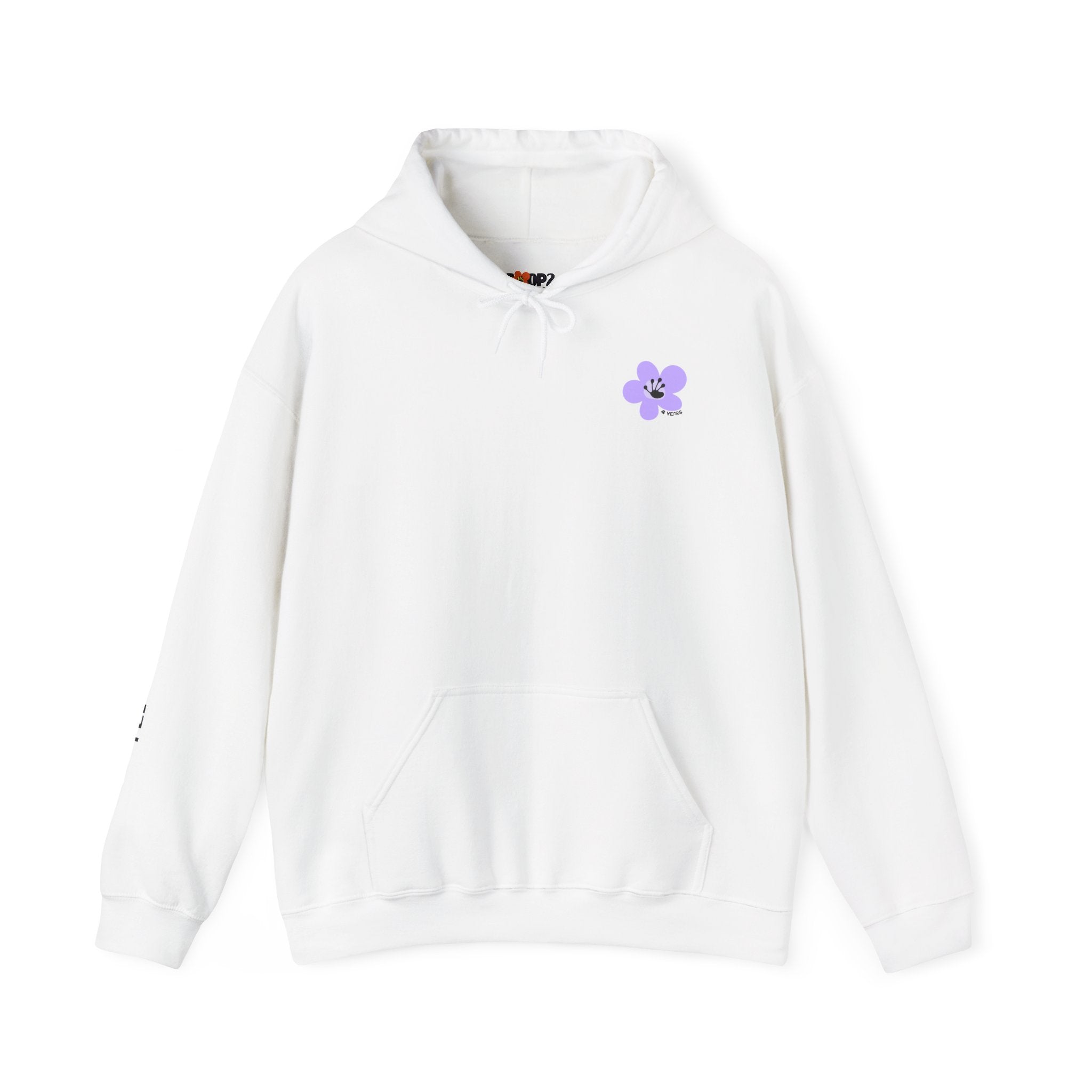 4 Year Milestone Unisex Hoodie | Recovery Gift | Poop2Poppies™