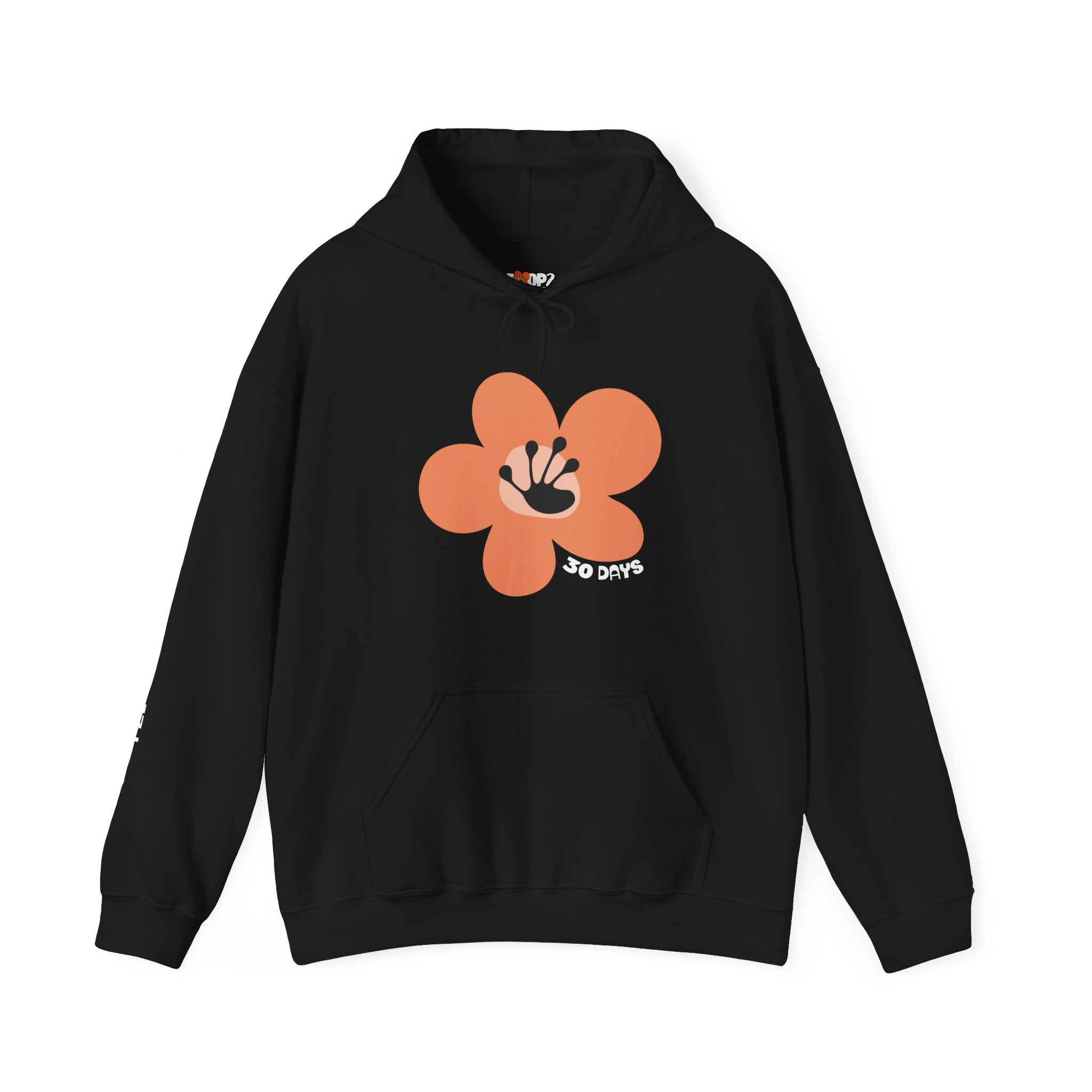 30 Day Milestone Unisex Flower Hoodie | Recovery Gift | Poop2Poppies™