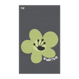 9 Month Milestone Charcoal Tea Towel